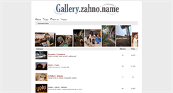 Desktop Screenshot of gallery.zahno.name